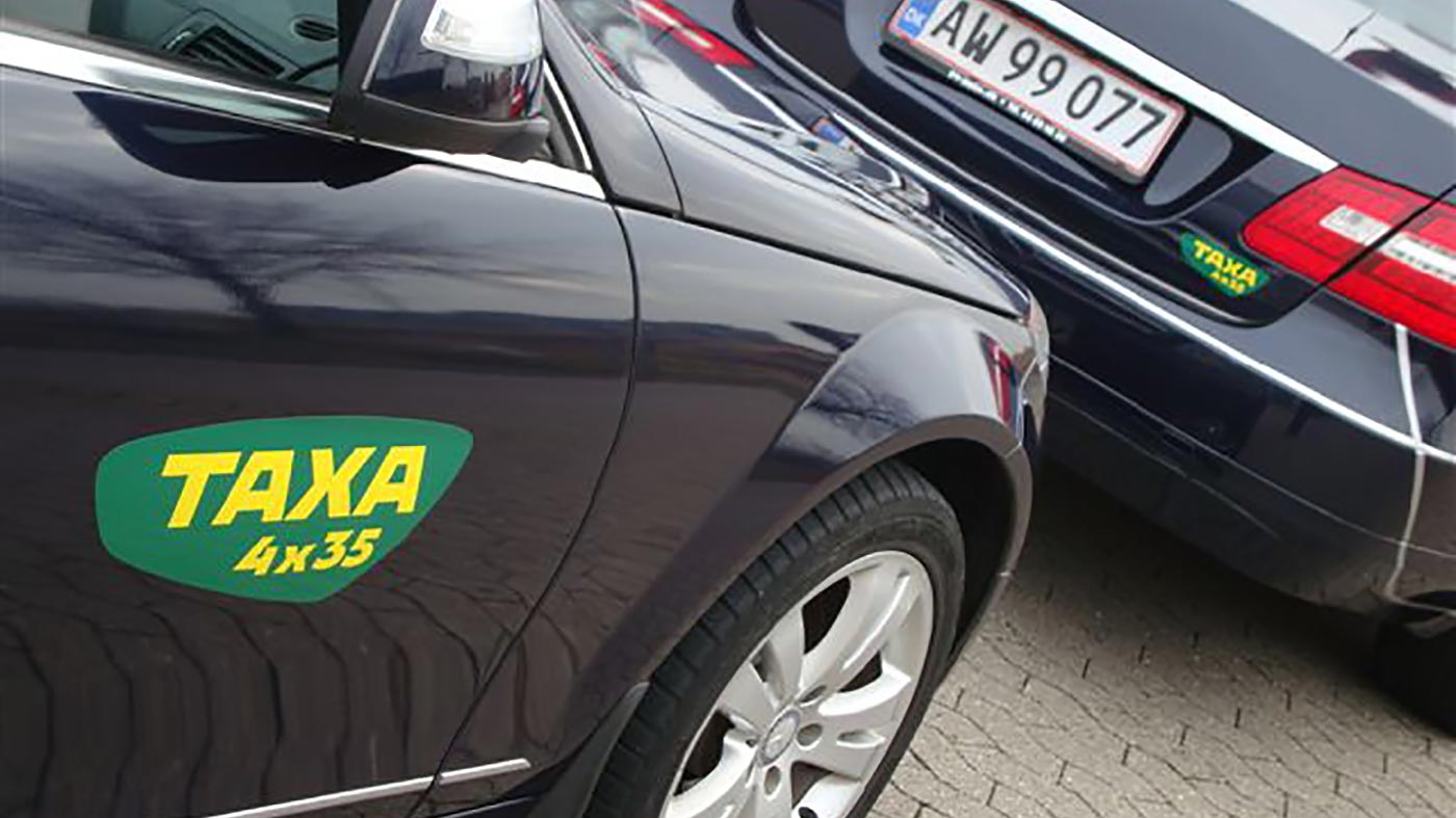 Folie paa taxa vognpark 4x35