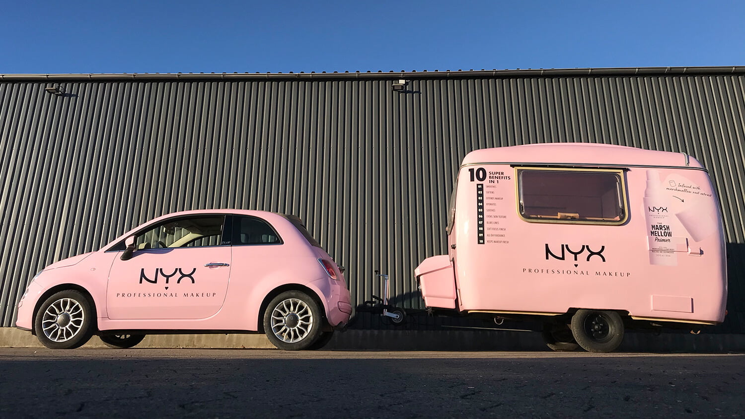 Bilreklame bilfoliering NYX