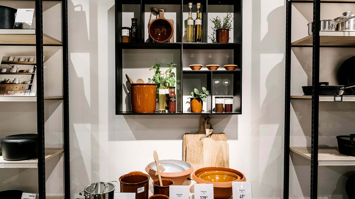 Butiksinventar imercohome hylder