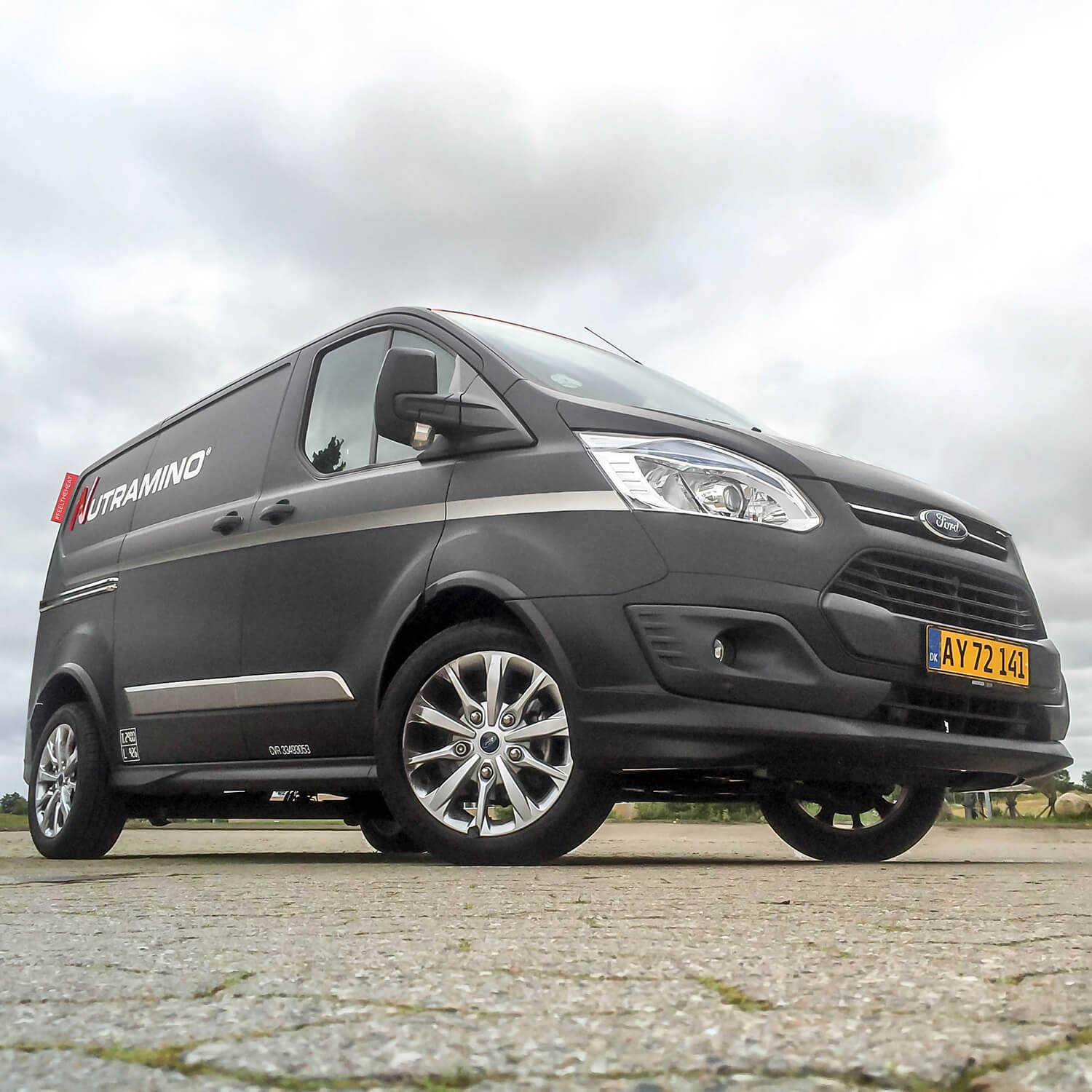 CVR nummer folie et rullende visitkort