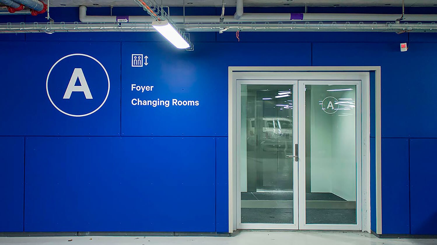 folietekst wayfinding