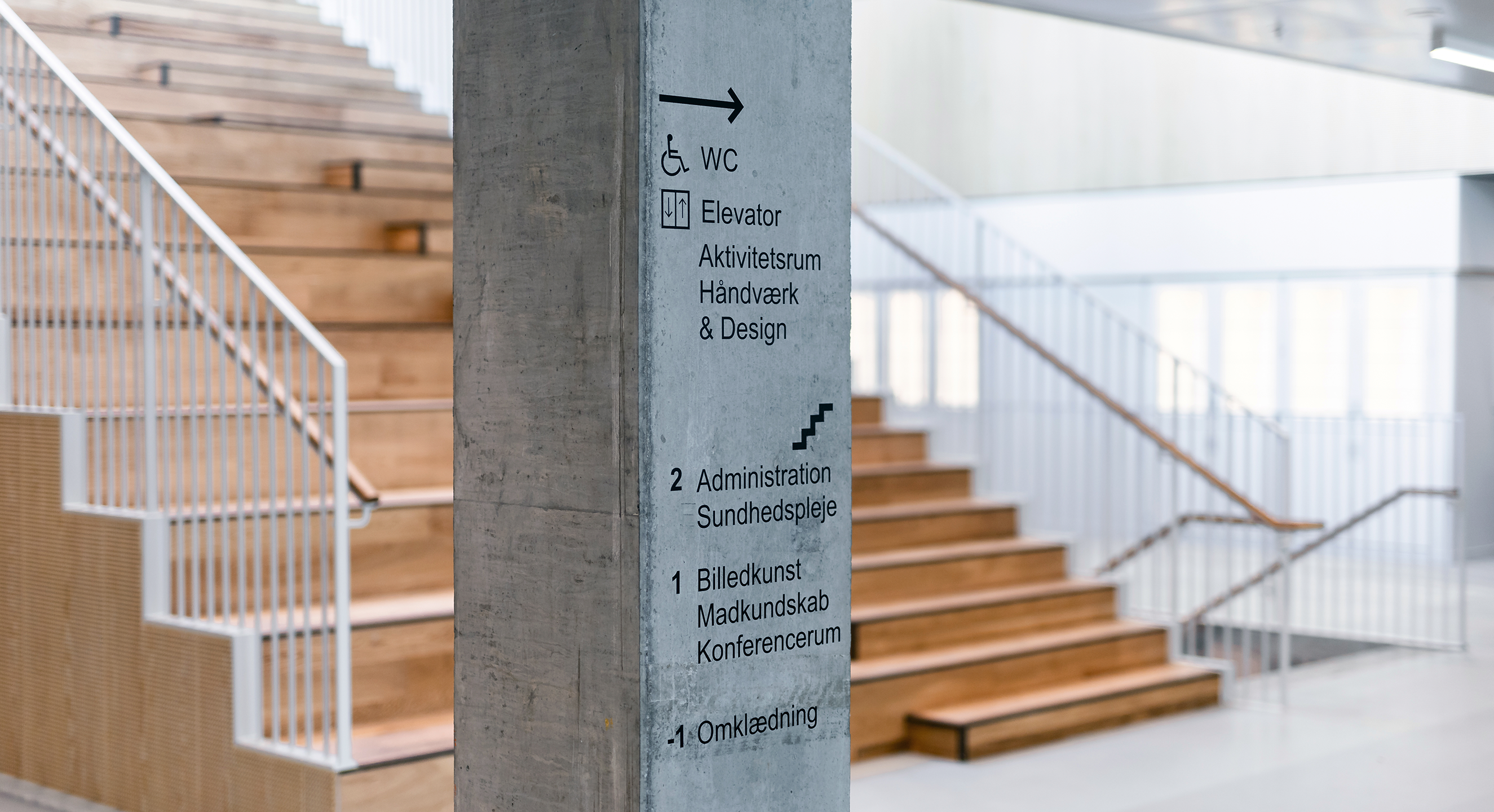 Wayfinding på Nordøstamagers Skole